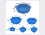 Pack 6 Moldes Silicona Antiadherentes para Air Fryer PRO™