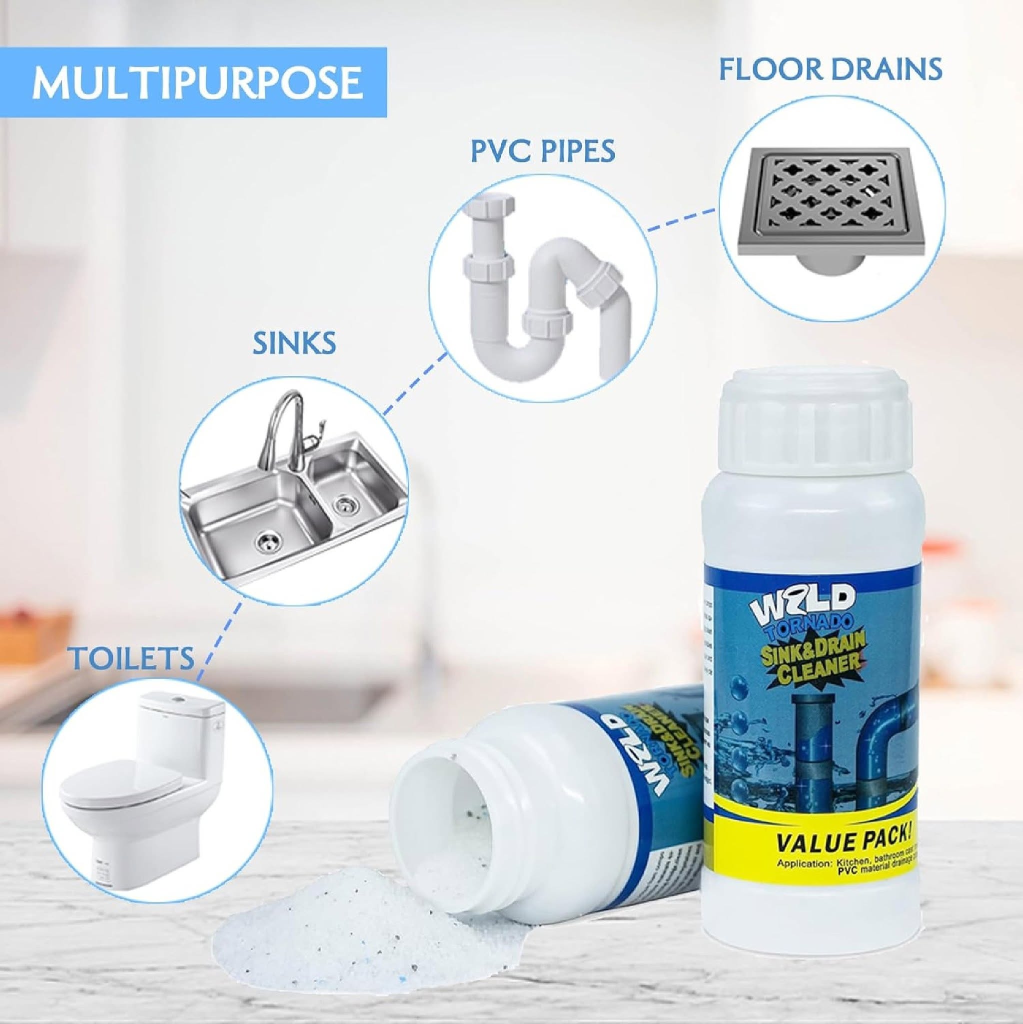 Polvo Limpiador de Tuberías Avanzado™