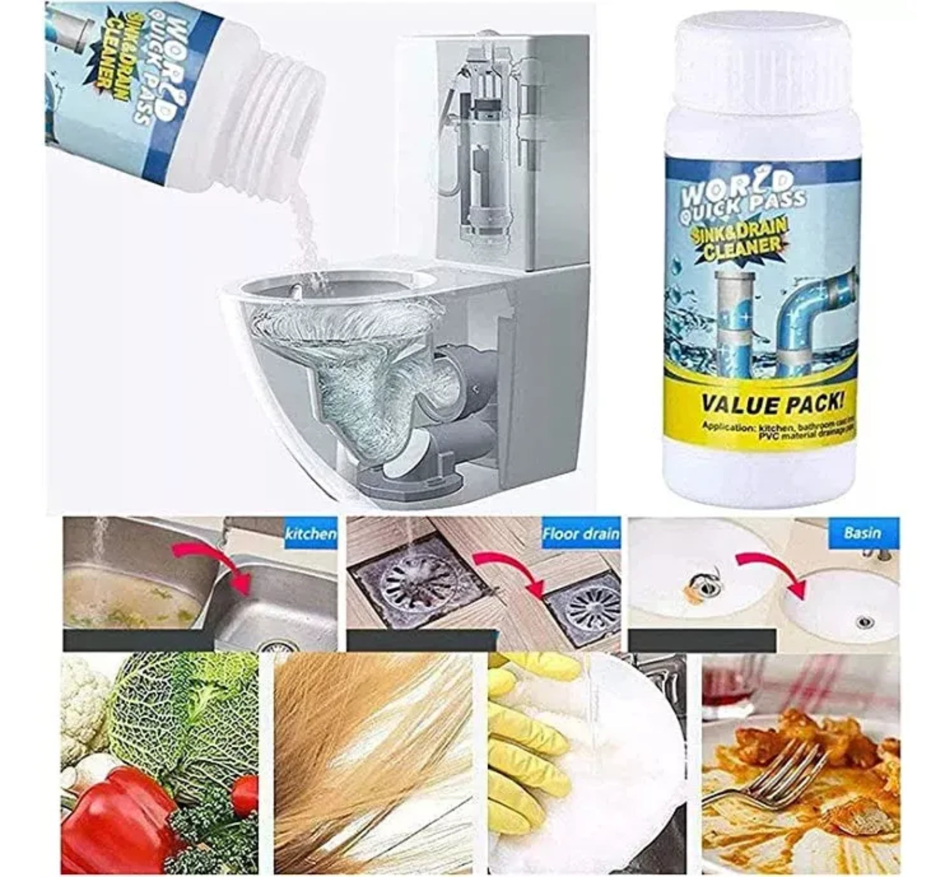 Polvo Limpiador de Tuberías Avanzado™