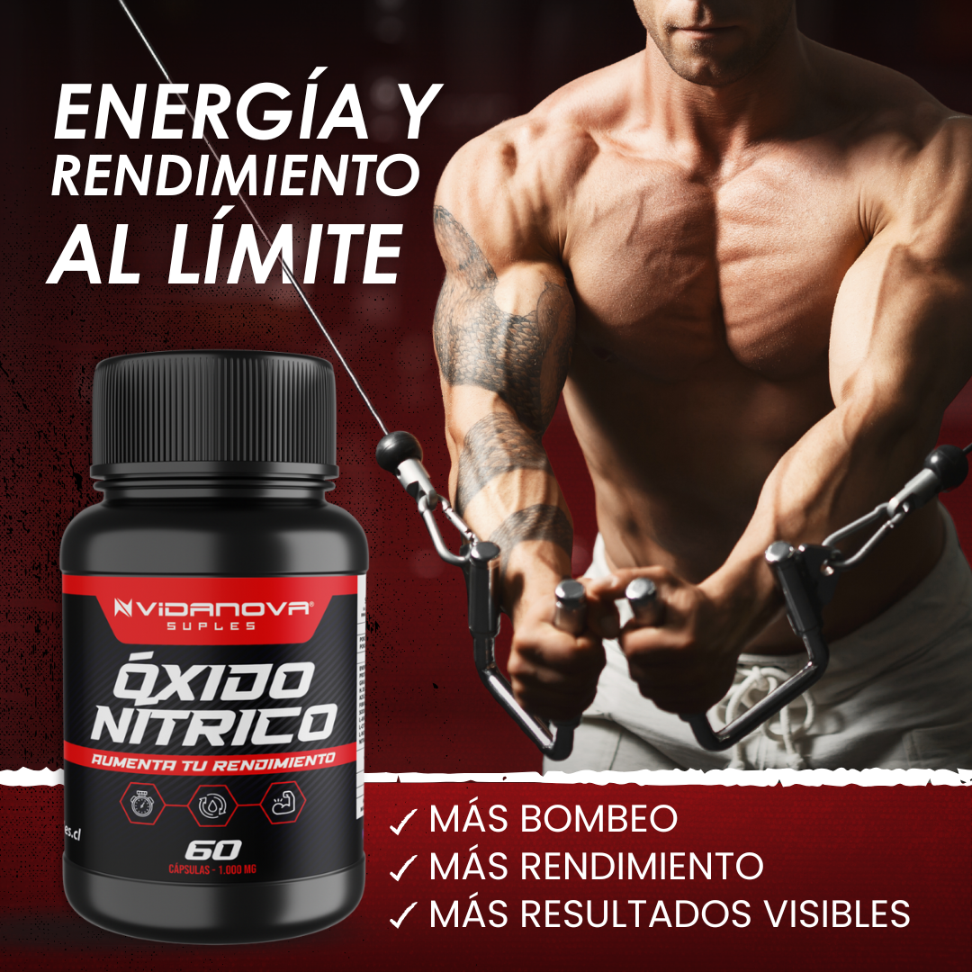 Óxido Nítrico 1000 mg | Rendimiento Máximo