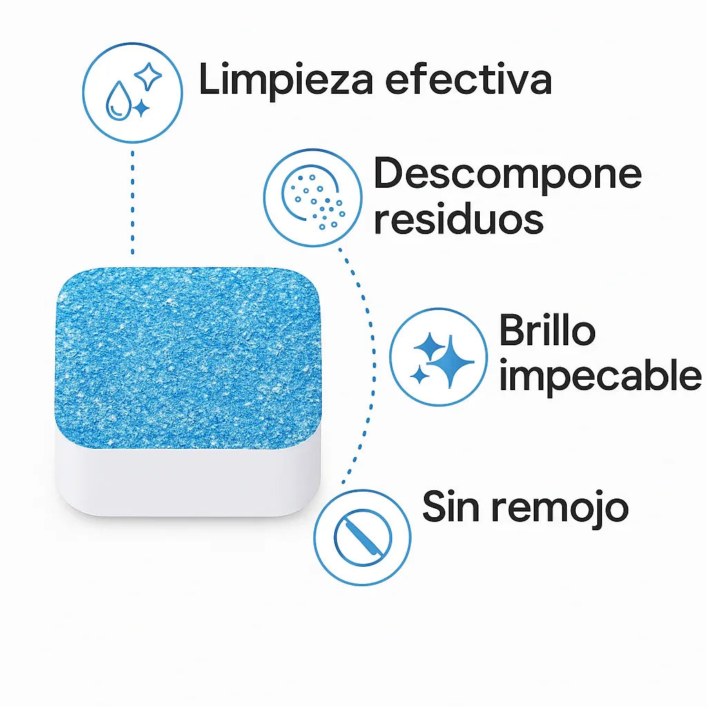 Pack 12 Tabletas de Limpieza Profunda para Lavadora «DeepClean™