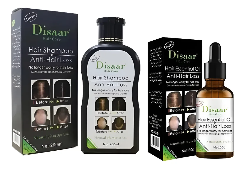 Dúo Anticaída PRO™ Disaar | Shampoo y Serum Fortificante Intensivo