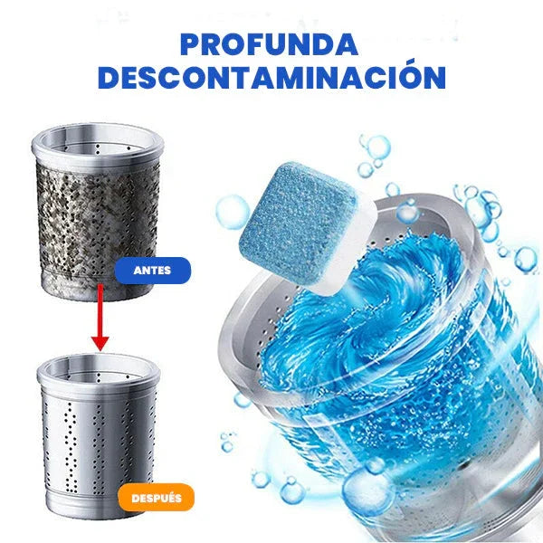 Pack 12 Tabletas de Limpieza Profunda para Lavadora «DeepClean™