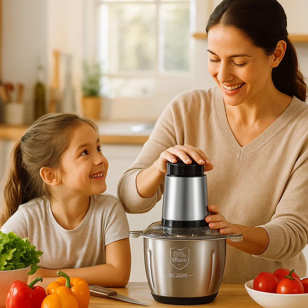 La Picadora Eléctrica que Ahorra Tiempo y Deja Todo Perfectamente Triturado en Segundos